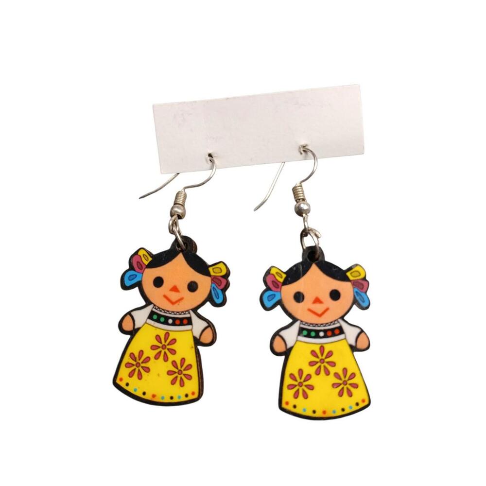 Boucles d'oreilles Poupée Lele Mexique / Mexican Lele Doll Earrings